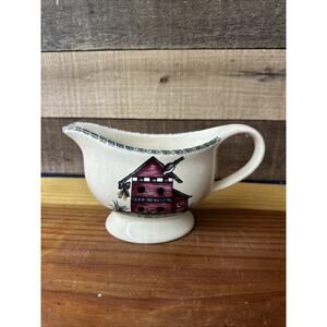 Home & Garden Party Birdhouse stoneware gravy boat